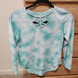 Tie-Dye Long Sleeve Top